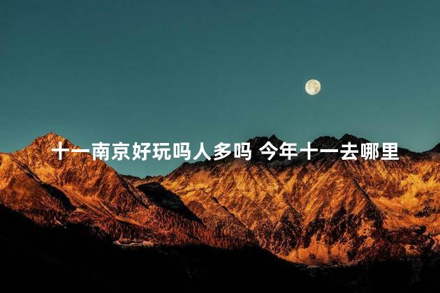 十一南京好玩吗人多吗 今年十一去哪里好玩人也不多